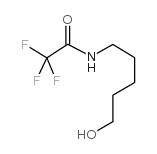 N-(5-羟基戊基)三氟乙酰胺结构式