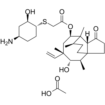 Lefamulin acetate Structure