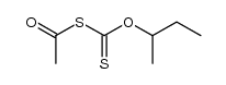 S-(acetyl)-O-sec-butyldithiocarbonate结构式