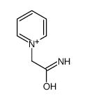 2-pyridin-1-ium-1-ylacetamide Structure