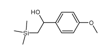 1-(4-methoxyphenyl)-2-trimethylsilylethanol Structure