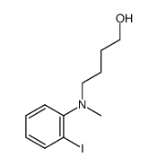 4-[N-(2-iodophenyl)-N-methylamino]butanol Structure