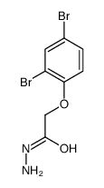 2-(2,4-Dibromophenoxy)acetohydrazide结构式