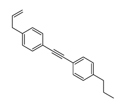 1-prop-2-enyl-4-[2-(4-propylphenyl)ethynyl]benzene Structure