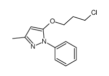 5-(3-Chloropropoxy)-3-methyl-1-phenyl-1H-pyrazole structure