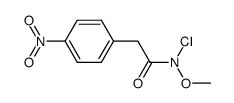 N-chloro-N-methoxy-2-(4-nitrophenyl)acetamide Structure