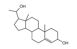 4-Pregnene-3-alpha,20-alpha-diol Structure