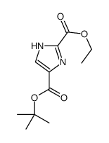 5-叔丁基-2-乙基1H-咪唑-2,5-二羧酸酯结构式