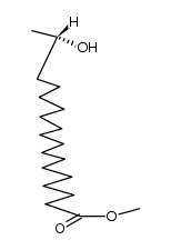 (+)-(S)-17-hydroxystearic acid methyl ester Structure