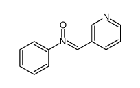 N-phenyl-1-pyridin-3-ylmethanimine oxide结构式