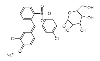 CHLOROPHENOL RED-BETA-D-GALACTOPYRANOSIDE Structure