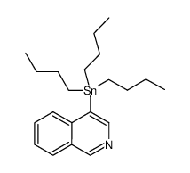 tri-n-butyl(4-isoquinolyl)stannane结构式