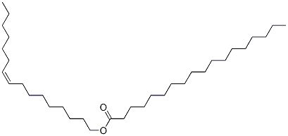 Octadecanoic acid (Z)-9-hexadecenyl ester structure