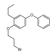 1-(3-bromopropoxy)-4-phenoxy-2-propylbenzene结构式