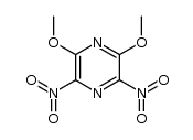 2,6-dimethoxy-3,5-dinitropyrazine结构式