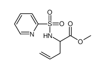 methyl 2-(pyridin-2-ylsulfonylamino)pent-4-enoate Structure