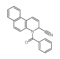 Benzo[f]quinoline-3-carbonitrile,4-benzoyl-3,4-dihydro-结构式