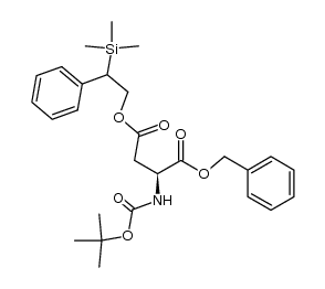 Boc-L-Asp(OPTMSE)-OBzl Structure