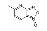 [1,2,5]OXADIAZOLO[3,4-B]PYRIDINE, 5-METHYL, 1-OXIDE结构式