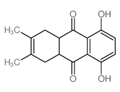 1,4-dihydroxy-6,7-dimethyl-5,8,8a,10a-tetrahydroanthracene-9,10-dione picture