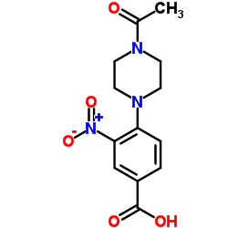 4-(4-ACETYLPIPERAZIN-1-YL)-3-NITROBENZOIC ACID图片