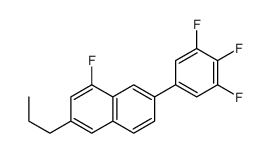 1-fluoro-3-propyl-7-(3,4,5-trifluorophenyl)naphthalene结构式