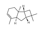 (1R,2S,7S,9R)-2,6,10,10-tetramethyltricyclo[7.2.0.02,7]undec-5-ene Structure