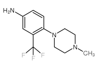 4-(4-methylpiperazin-1-yl)-3-(trifluoromethyl)aniline structure