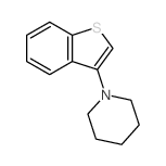 Piperidine,1-benzo[b]thien-3-yl-结构式