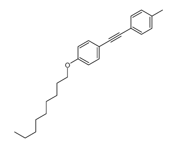 1-methyl-4-[2-(4-nonoxyphenyl)ethynyl]benzene Structure