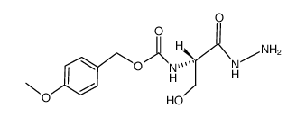 Z(OMe)-Ser-NHNH2结构式