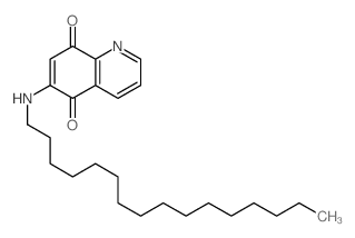 6-(hexadecylamino)quinoline-5,8-dione Structure