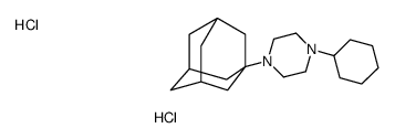 1-(1-adamantyl)-4-cyclohexylpiperazine,dihydrochloride结构式