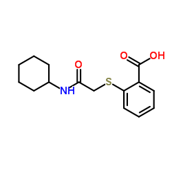 2-{[2-(Cyclohexylamino)-2-oxoethyl]sulphanyl}benzoic acid图片