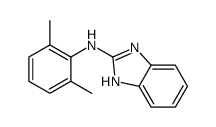 N-(2,6-dimethylphenyl)-1H-benzimidazol-2-amine结构式