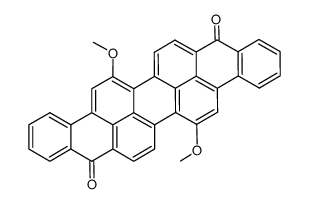 6,15-dimethoxybenzo[rst]phenanthro[10,1,2-cde]pentaphene-9,18-dione结构式