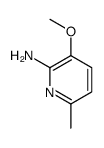 3-甲氧基-6-甲基吡啶-2-胺结构式