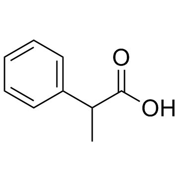 DL-2-Phenylpropionic acid Structure