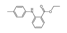 ethyl 2-(4-tolylamino)benzoate结构式