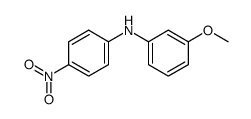 N-(3-methoxyphenyl)-p-nitroaniline Structure