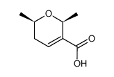 (+/-)-2r,6c-dimethyl-5,6-dihydro-2H-pyran-3-carboxylic acid Structure