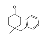 4-Benzyl-4-methylcyclohexanone Structure