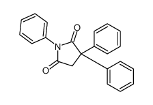 1,3,3-triphenylpyrrolidine-2,5-dione结构式