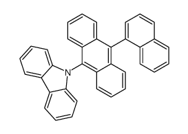 9-(10-naphthalen-1-ylanthracen-9-yl)carbazole结构式