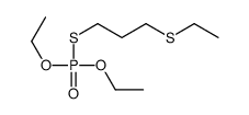 1-diethoxyphosphorylsulfanyl-3-ethylsulfanylpropane Structure