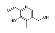 3-Hydroxy-5-(hydroxyMethyl)-4-Methylpicolinaldehyde结构式