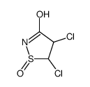 4,5-dichloro-1-oxo-1,2-thiazolidin-3-one Structure