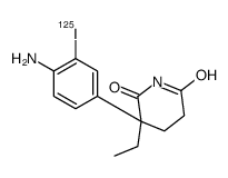 3-iodo-4-aminoglutethimide structure