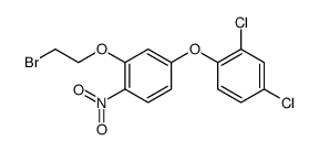 2-(2-bromoethoxy)-4-(2,4-dichlorophenoxy)-1-nitrobenzene Structure