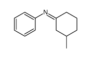 3-methyl-N-phenylcyclohexan-1-imine Structure